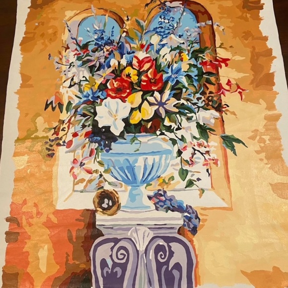 Unframed 16x20 Live Life in Full Bloom Acrylic Painting 2022 - Picture 2 of 3